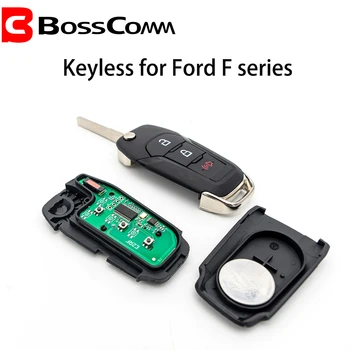 Bosscomm 2016 2017 2018 2019 pre Ford F150 F250 F350 príveskom, Diaľkové Keyless Entry Filp Diaľkové 3248A08TAA 315MHZ