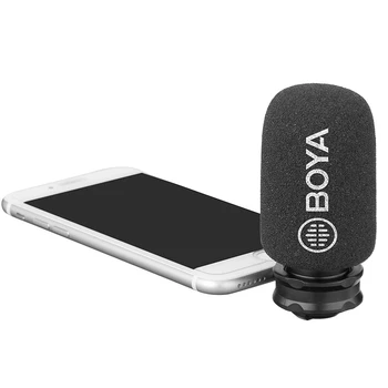 BOYA DM-200 Digital Stereo Mikrofón Mobilný pre iPhone Xs Max Xr X 8 7 Plus Kondenzátora Záznam Mikrofón s Lightning Vstup