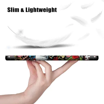 BOZHUORUI Stojan, puzdro pre Samsung Galaxy Tab, A7, 10.4 Palce 2020 Vydania (Model SM-T500/T505/T507) -Slim Tri-Fold Shell Smart Cover