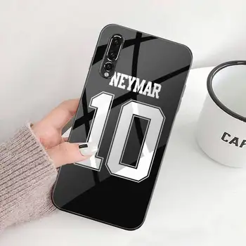 Brazília futbal superstar Neymar Telefón Prípade Tvrdeného Skla Pre Huawei P20 P30 P10 lite česť 7A 8X 9 10 mate 20 Pro