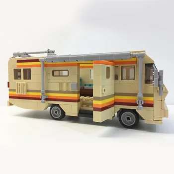 Breaking Bad RV-The Krystal Loď Film RV Vlak Truck Model stavebným MOC-17836 Hračka Detí, Darček Buildmoc