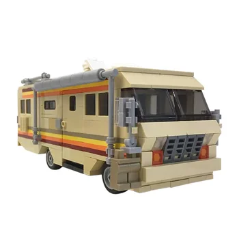 Breaking Bad RV-The Krystal Loď Film RV Vlak Truck Model stavebným MOC-17836 Hračka Detí, Darček Buildmoc