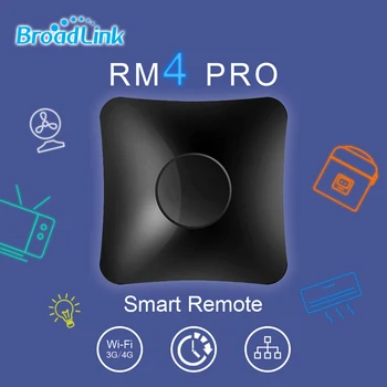 Broadlink RM4pro WiFi IR+RF WIFI Diaľkové ovládanie Smart Home Automation Kompatibilné Alexa Amazon, Google Domov mini Asistent