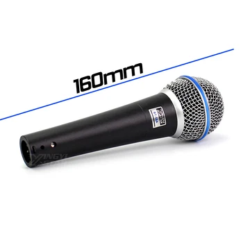 BT58 Profesionálny Dynamický Mikrofón Vokálne Ručný Mikrofón Pre Beta58A BETA 58A Karaoke v službe Youtube Zosilňovač, Reproduktor, Sprievodca zájazdu Systém