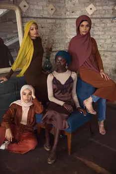 Bublina Šifón Hidžáb Šatku Ženy Moslimských Módne Obyčajný Šatku na Hlavu Zábal Šatkou Šatky pre Dámy Islam Hijabs Femme Musulman