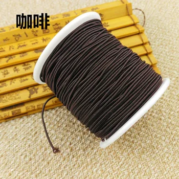 Bucketed perličiek string DIY hand-made vlákno, pevné kožené kapela, presnosť drôtu, perličiek elastické riadok, pevne lano