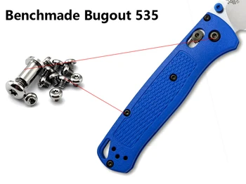 Bugout 535 Nôž Titánová skrutka Pre Benchmade Bugout Nôž DIY Nôž Rukoväť Materiál Skrutka