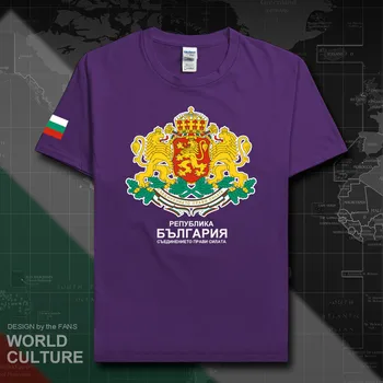 Bulharsko bulharská mužov tričko fashion 2018 dresy národ tričko team bavlna tričko oblečenie top krajine, športové BGR 20