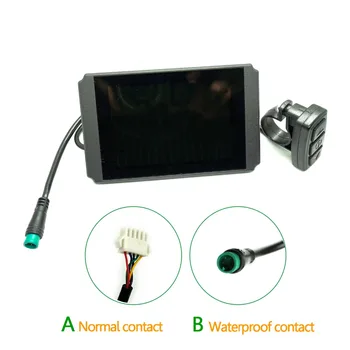 BULU Kunteng KT LCD8H Displej Elektrické Bicykle Príslušenstvo USB TFT Displej pre Electrice Bicykli auta