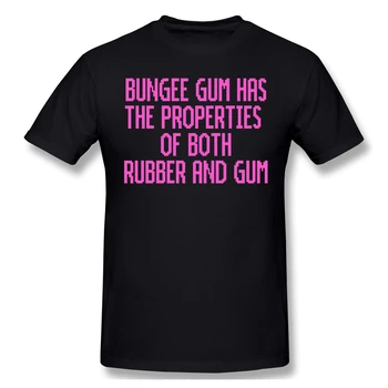 Bungee Guma Vlastnosti (Ružová Verzia) čierne Tričko HUNTER X HUNTER homme T-Shirt Tees Čistý Krátky Rukáv