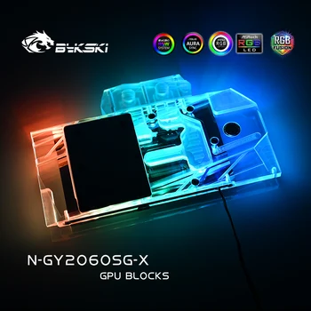 Bykski GPU Chladič Pre Galaxy GeForce RTX 2070,1660 Ti ,Pre Gainward Geforce GTX 2060,1660 grafická Karta Vodný Blok N-GY2060SG-X