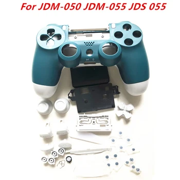 Bývanie púzdro Kryt pre PS4 JDS 055 Radič JDM-050,JDM-055 Gamepad Nahradenie Shell Tlačidlá Alpine Zelená Mod Auta Prípade