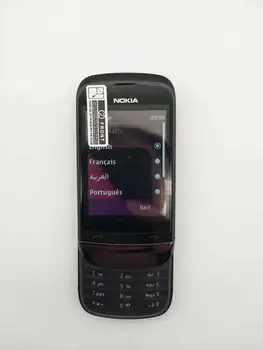 C2-02 Zrekonštruovaný Odomknutý, Originál C2-02 Odomknúť Nokia C2-02 jednej sim karty mobilného telefónu, jeden rok záruka zrekonštruovaný