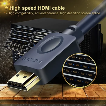 CABLETIME HDMI Kábel HDMI 90/270 Stupňový Uhol 2K*4K 2.0 3D Pro Inovované CL3 HDMI Kábel pre TV PS3, PS4 Projektor Počítač C122