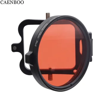 CAENBOO Akcia Fotoaparát Objektív Filtre Go Pro Hero 5 6 Farba Červená Potápanie pod vodou Kruhový Filter Pre GoPro Hero5/6/2018 Black 58mm