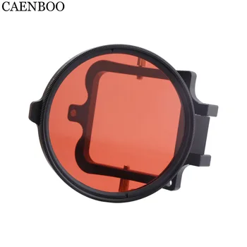 CAENBOO Akcia Fotoaparát Objektív Filtre Go Pro Hero 5 6 Farba Červená Potápanie pod vodou Kruhový Filter Pre GoPro Hero5/6/2018 Black 58mm
