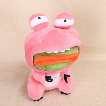 Candice guo! Q plyšové hračky krásne kreslené sad žaba obrátiť na pig ružový dinosaurus mäkké, vypchaté bábika sladká dievča narodeniny Vianočný darček