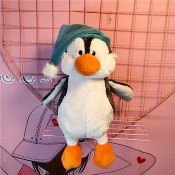 Candice guo! super roztomilé plyšové hračky cartoon zvierat krásne nightcap penguin mäkké, vypchaté bábika chlapec dievča narodeniny Vianočný darček 1pc