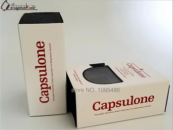 Capsulone NEHRDZAVEJÚCEJ OCELE Kovové Kapsule Kompatibilný pre Scishare Stroj Naplniteľné Opakovane kávové kapsule/darček