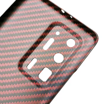 Carbon fiber telefón puzdro na Huawei P40 pro Plus Tenký a ľahký atribúty Aramidové vlákna materiálu Plnú ochranu prípade