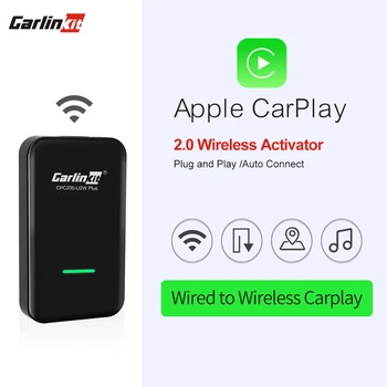 Carlinkit 2.0 Bezdrôtové CarPlay Aktivátor Auto Connect pre Audi Benz Wolkswagen Mazda Káblové Bezdrôtové Carplay Plug And Play