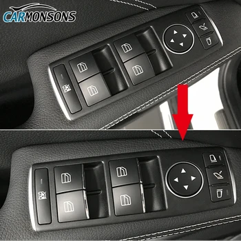 Carmonsons Windiows Výťah Tlačidlo ABS Chrome Dekoratívne Výbava Kryt Nálepky na Infiniti Q30 Q30S QX30 Príslušenstvo Auto Styling