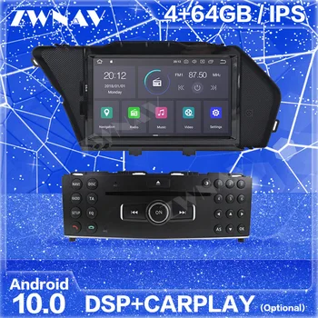 Carplay IPS 2 Din Android 10 Obrazovky Pre Mercedes Benz GLK X204 GLK300 GLK350 Auto Audio Rádio Stereo Multimediálny Prehrávač Vedúci Jednotky