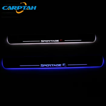 CARPTAH Výbava Šliapacie Auto Vonkajšie Časti LED Dvere, Parapetné Šúchať Doska Cesta Dynamické Streamer svetlo Na Kia Sportage R 2009 -