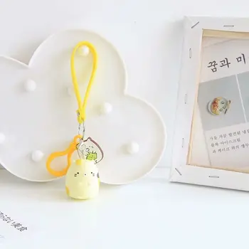 Cartoon Sumikko Gurashi Mäkké plastové Epoxidové bábika keychain darčeková taška pendan