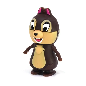 Cartoon veverička pero disk 4 GB 8 GB 16 GB 32 GB, 64 GB usb flash disk 128 gb kapacitou 256 GB roztomilý zvierat memory stick kl ' úč u stick