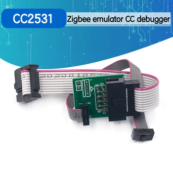CC2531 Zigbee Emulátor CC-Ladenie USB Programátor CC2540 CC2531 Sniffer s anténou Bluetooth Modul Konektor Downloader Kábel
