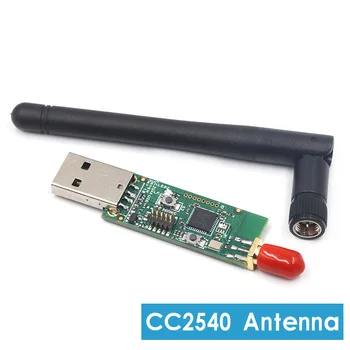 CC2531 Zigbee Emulátor CC-Ladenie USB Programátor CC2540 CC2531 Sniffer s anténou Bluetooth Modul Konektor Downloader Kábel