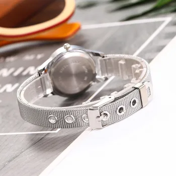 CCQ Bežné Quartz hodinky z Nerezovej Ocele Kapela Diamond dial Ženy mujer náramkové hodinky Analógové hodiny shengke Dámy horloges 2020 B40