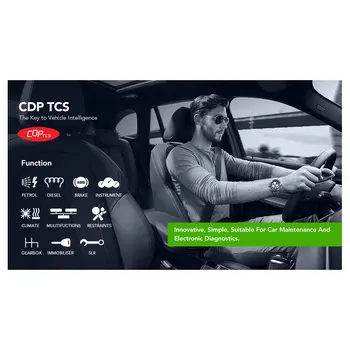 CDP TCS Bluetooth 2016.1 keygen 2017software OBD2 auto skener pre autá, nákladné automobily OBDII diagnostický nástroj