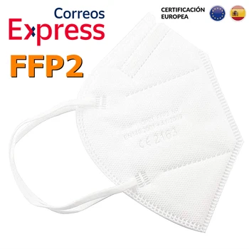 CE schválené vysokú ochranu FFP2 čierna biela maska dospelých v jednom Balení Express Mailom 24h