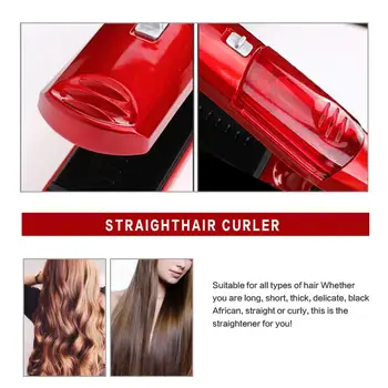 Ceramic Hair Straightener Pary Volumizing Vlasy Curler Vyrovnávaním Curling Pary Straightener Profesionálny Vlasový Styling Nástroje