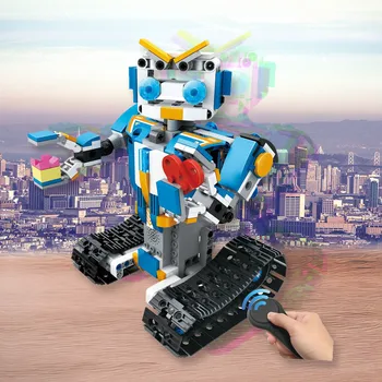 CHAMSGEND DIY Stavebné Bloky Chôdza RC Smart Robot Elektronické Robot KMEŇOVÝCH Hračka pre Deti Kvapka Loď HOT Nov29 2018