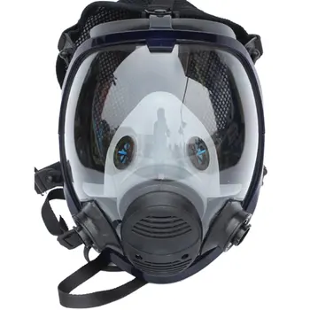 Chemické masky 6800 7suits 6001 Plynová Maska, kyselina prachu Respirátor Farba Pesticídov Sprej Silikónové filter Laboratórne kazety zváranie