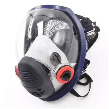Chemické Masky 6800 Plynová Maska, Prachotesný Respirátor Farba Pesticídov Sprej Silikónové Plnú Tvár Filtre pre Laboratórne Zváranie