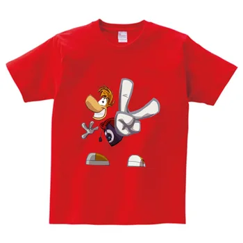 Chlapci a Dievčatá Cartoon T shirt Rayman Legends Dobrodružstvo Hra Tlačiť T-shirt deti Zábavné Oblečenie Deti Multi-farebné tričko NN