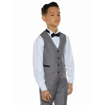 Chlapci Blejzre Deti Chlapec Obleky pre Svadby, Ples Vyhovuje Formálne Šaty pre Chlapcov Deti Smoking Deti Oblečenie Set (Bunda+Nohavice+Vesta)
