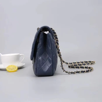 CHSANATO Zlatá Reťaz Značky Dizajnér Reálnom Kožené Ovčej Crossbody Tašky Pre Ženy Módna Taška cez Rameno Lady Luxusné Kabelky