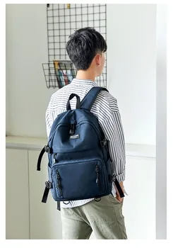 Chuwanglin Bežné školský batoh pre ženy batoh mužov preppy štýl notebook batohy Multifunkčné cestovné tašky mochila M-005