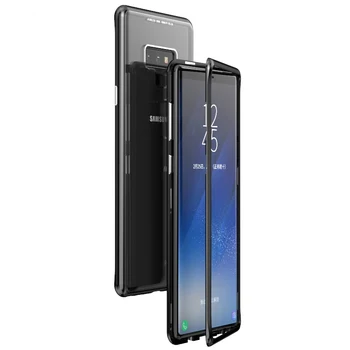 CHYI 360 Magnetické Kovové puzdro pre Samsung Galaxy s rezacím zariadením S10 5G S9 S8 Plus Poznámka 10 9 8 Tvrdené Sklo Zadný Kryt pre Samsung A50 A20