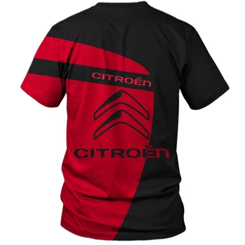 CITROEN-2020 Nové letné 3d T-shirt vytlačené krátke rukávy T-shirt mužov okolo krku T-shirt žien a mužov 3D harajuku hip hop topy