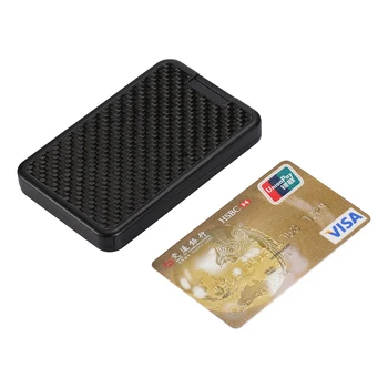 Cizicoco RFID Blokovanie Posuvné Peňaženky Karty Držiteľa Plastová Karta, Peniaze v Kabelke Uhlíkových Vlákien Pre Muži Ženy muži Ženy