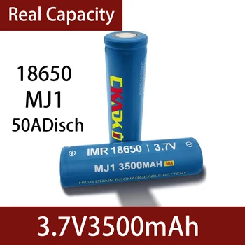 CKADK Originálne MJ1 3,7 v 3500 mah 18650 Lítiové Dobíjacie Batérie Pre Baterku batérie MJ1 batéria 3500mah