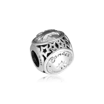 CKK 925 Sterling Silver Rakoviny Star Prihláste sa zobrazili kľúčové tlačidlá Módne Korálky Hodí Originálne Náramky & Náramok DIY Šperky