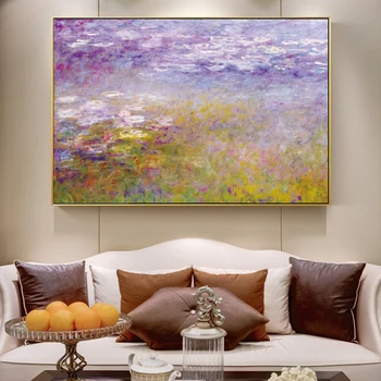 Claude Monet lekna Obrazy Na Stenu, Umelecké Plátno, Vytlačí Impresionistického Monet Krajiny Plátno Umenie Obrázok Pre Obývacia Izba