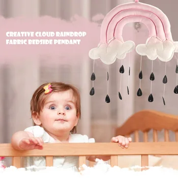 Cloud Raindrop Rekvizity Detská Postieľka Textílie Mobile Visí Prívesok Hračky Izba Škôlky Stan Dekorácie Roztomilý Fotografie Darčeky, Doplnky